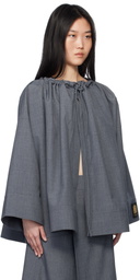 AO Yes Gray Drawstring Jacket
