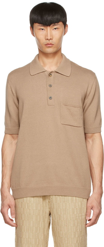 Photo: Corridor Tan Cotton Polo