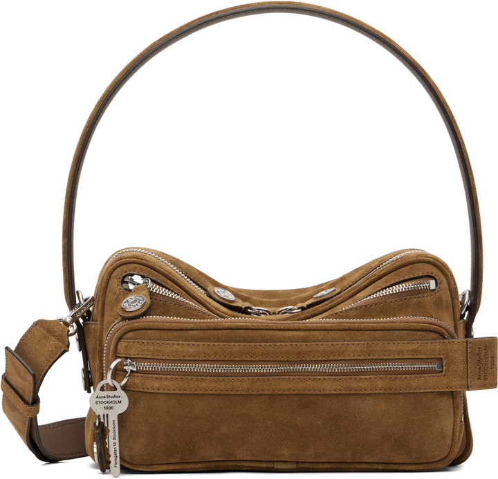 Photo: Acne Studios Brown Camero Party Suede Bag
