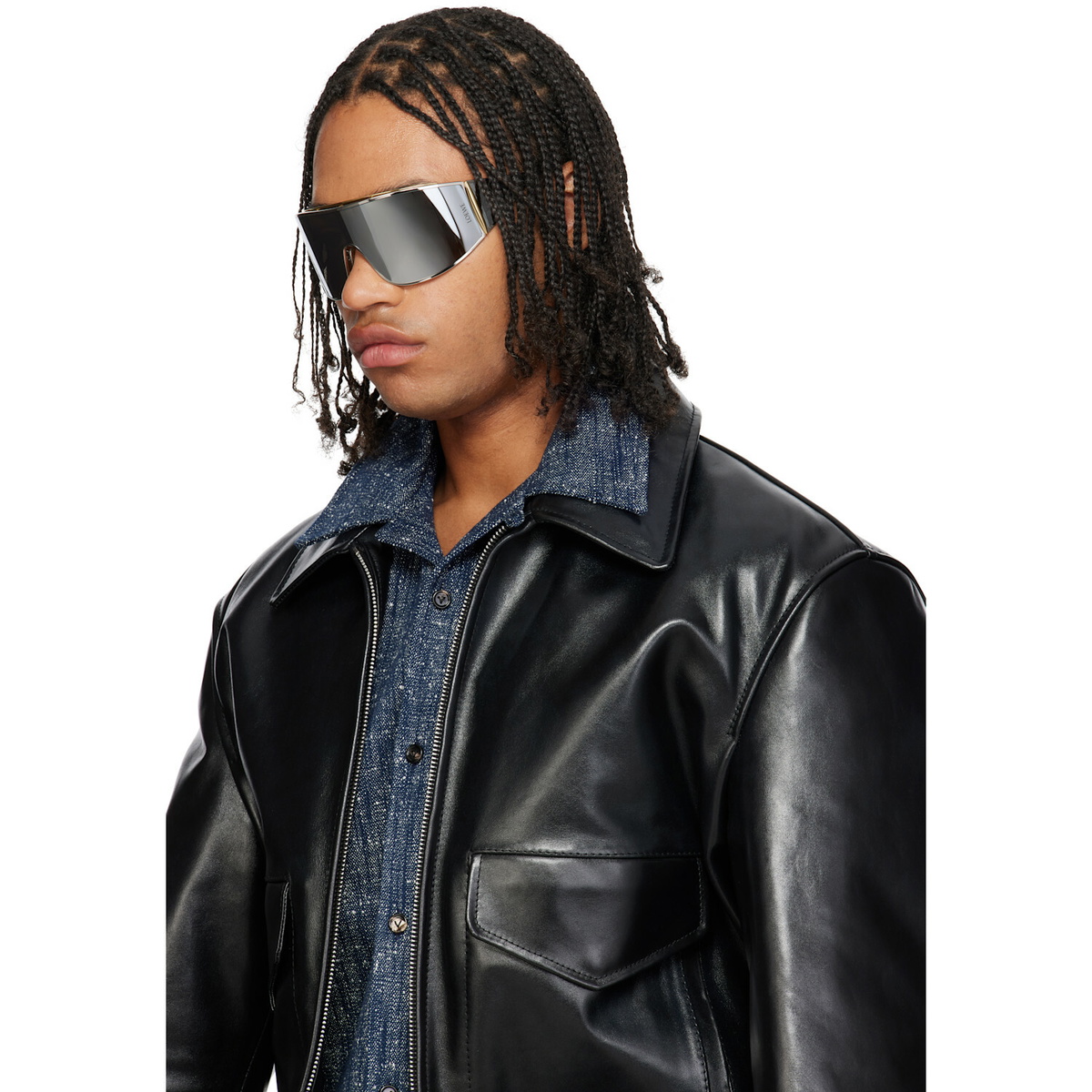 LOEWE Silver Speed Shield Sunglasses