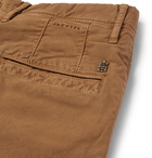 Incotex - Slim-Fit Stretch-Cotton Twill Trousers - Men - Tan