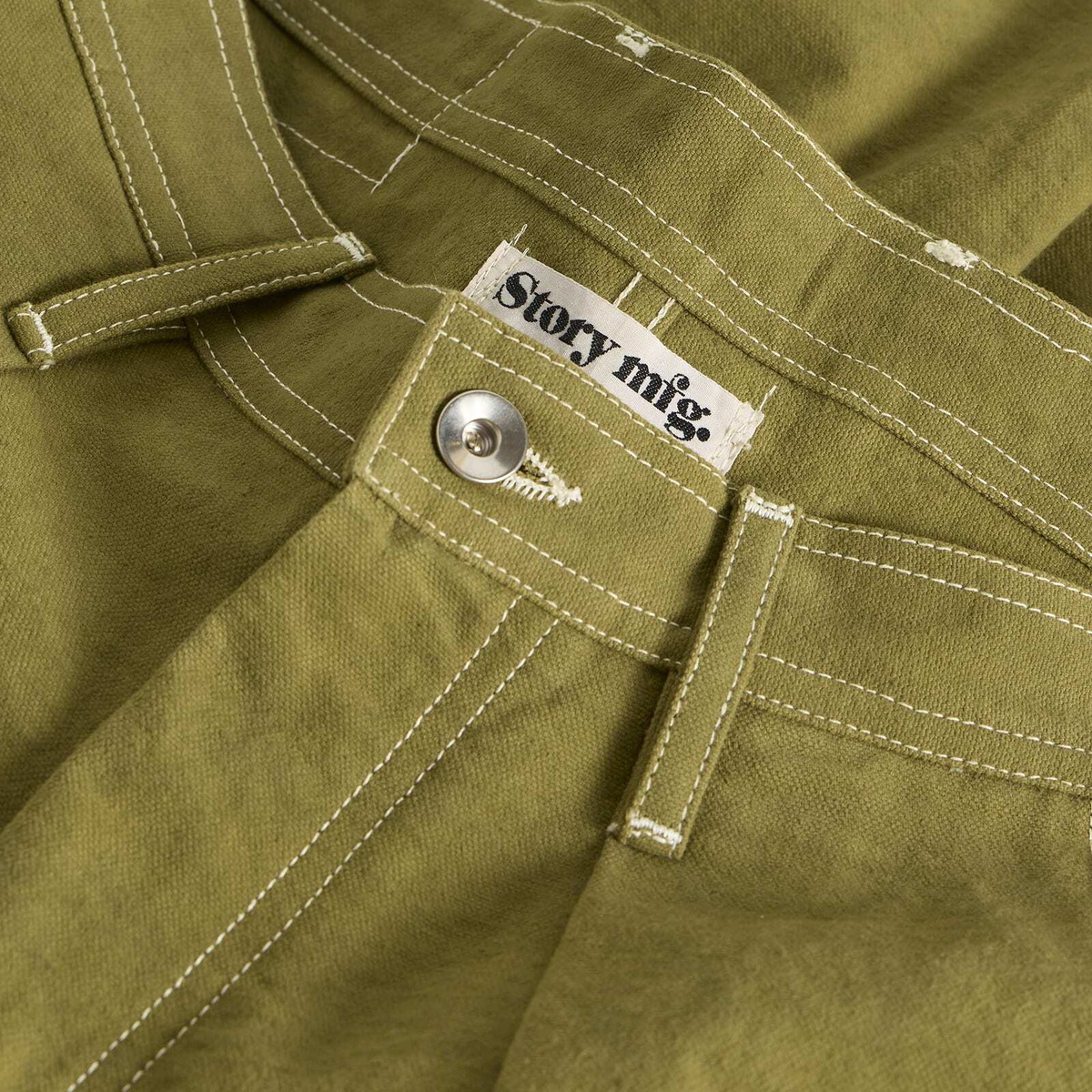 Story mfg. Scarecrow Lush Pants - Presented by END. in Olive