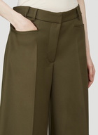 Charlotte Wide-Leg Pants in Green