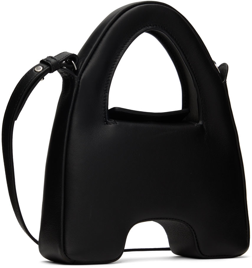 AMBUSH Black Padded 'A' Top Handle Bag