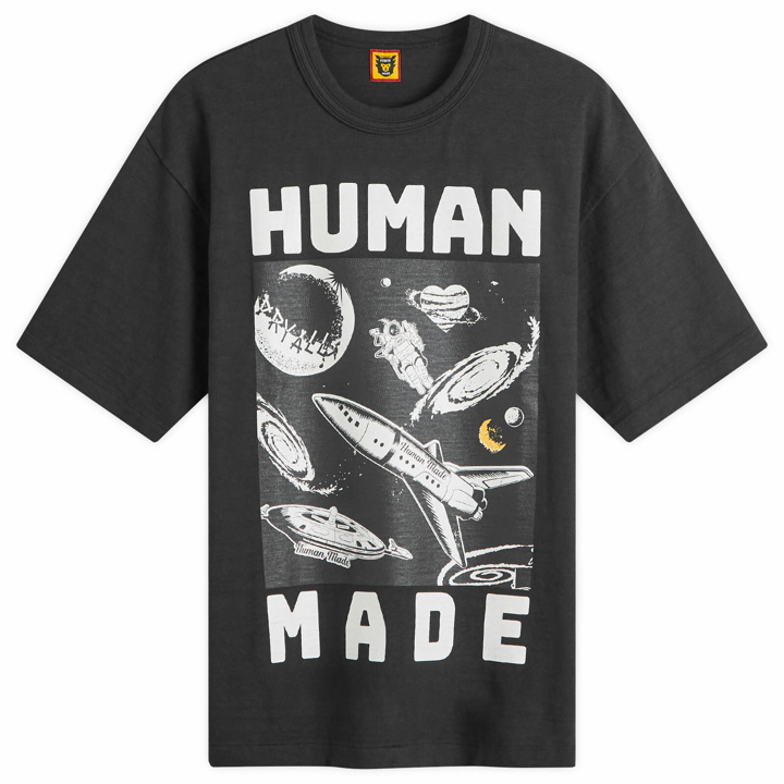 Photo: Human Made Men's Space Print T-Shirt in Black