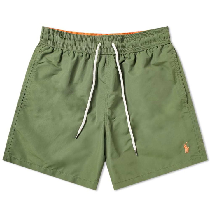 Photo: Polo Ralph Lauren Classic Traveller Swim Short Supply Olive