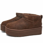 UGG Women's Classic Ultra Mini Platform Boot in Burnt Cedar