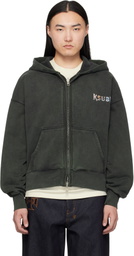 Ksubi Gray Death Snake Halen Zip Hoodie