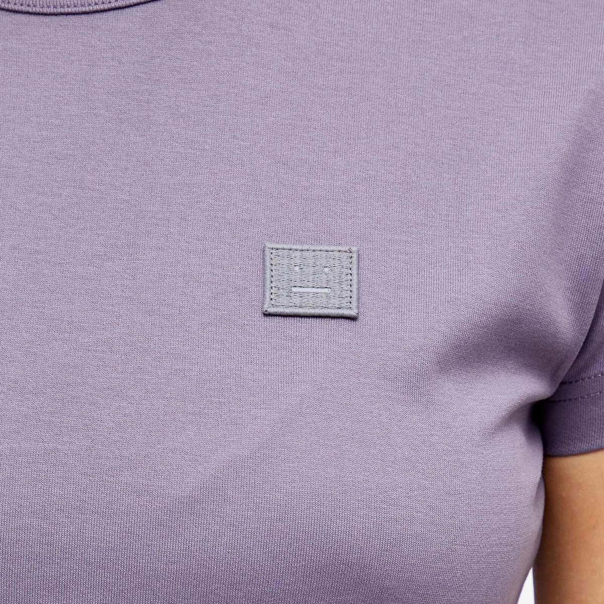 Acne Studios Women's Emmbar Face T-Shirt in Faded Purple