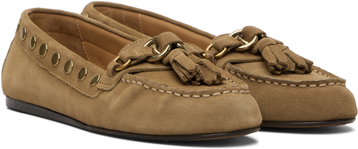 Isabel Marant Brown Faxel Loafers