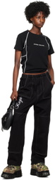 Raga Malak Black Drawstring Lounge Pants