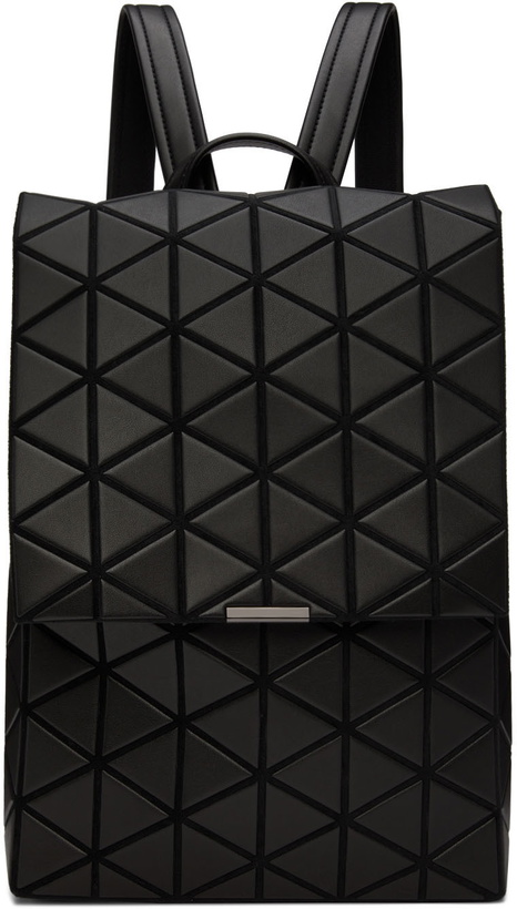 Photo: Bao Bao Issey Miyake Black Faux-Leather Backpack