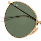 Ray Ban Round Sunglasses in Arista/Crystal Green
