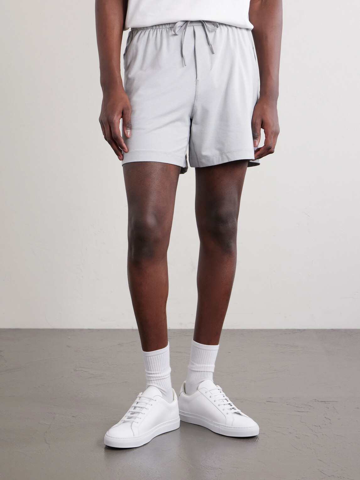 Lululemon - Straight-Leg Stretch Recycled-Jersey Shorts - Gray
