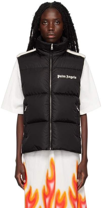 Photo: Moncler Genius Black 8 Moncler Palm Angels Edition Rodman Down Vest
