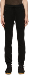 COTTON CITIZEN Black Bronx Zip Sweatpants