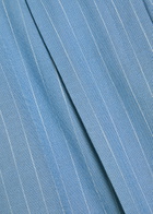 Veronica Beard Heyser Striped Wide-leg Trousers Blue