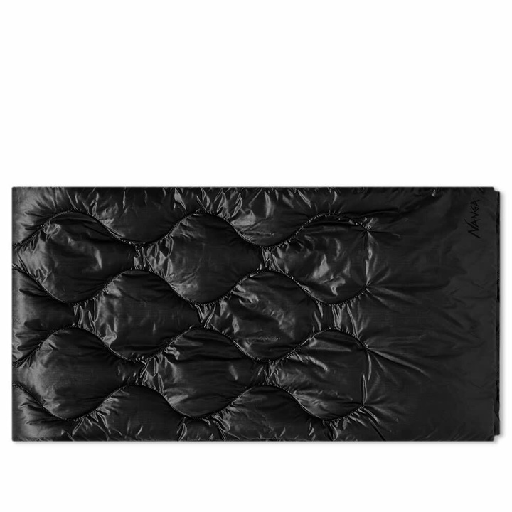 Photo: Nanga Men's Onion Quilt Down Muffler in Black