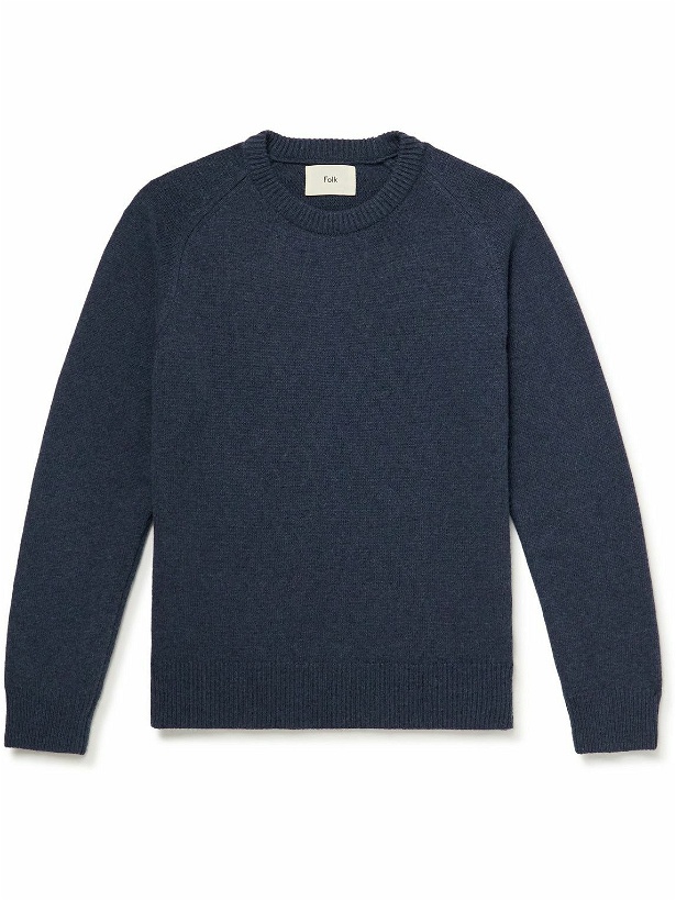 Photo: Folk - Patrice Knitted Sweater - Blue