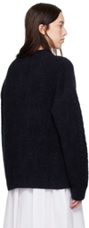 Cecilie Bahnsen Navy Anette Sweater