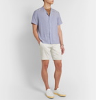 Theory - Curtis Slim-Fit Stretch Linen-Blend Shorts - White