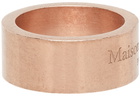 Maison Margiela Rose Gold Semi-Polished Ring