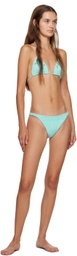 GUIZIO Blue Frankies Bikinis Edition Tide Bikini Bottoms