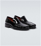 Acne Studios - Embellished leather loafers