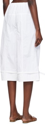 Saks Potts White Claire Shorts