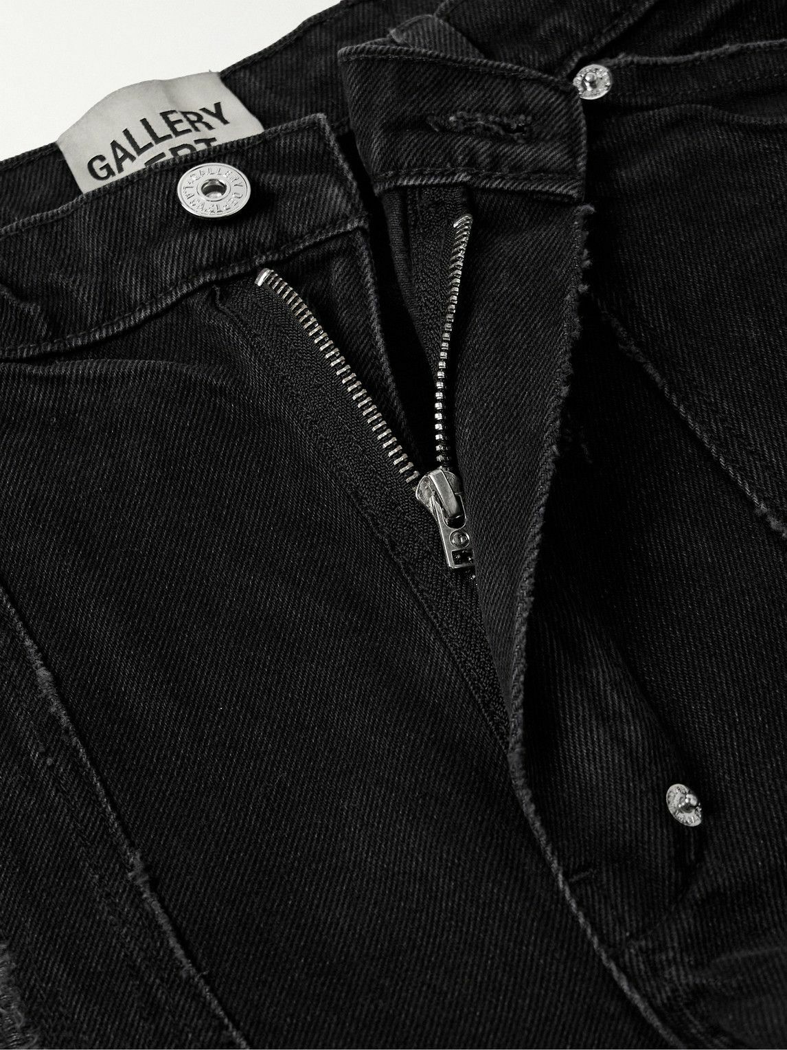 Gallery Dept. - Branko Carpenter Straight-Leg Distressed Jeans - Black