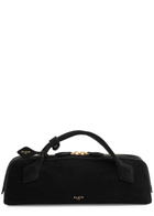 Alaïa Le Teckel Suede Clutch - Black - One Size