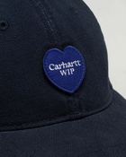 Carhartt Wip Heart Patch Cap Blue - Mens - Caps