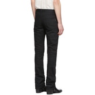 Saint Laurent Black Low-Waisted Boot Cut Jeans