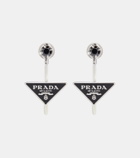 Prada Symbole silver earrings