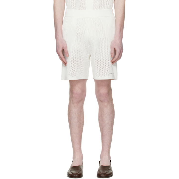 Photo: Casablanca Off-White Mesh Shorts