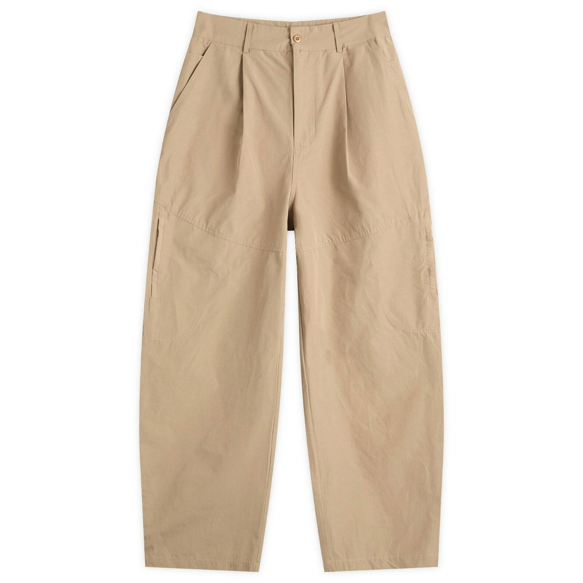 FrizmWORKS Men's Linen Balloon Pant in Beige FrizmWORKS
