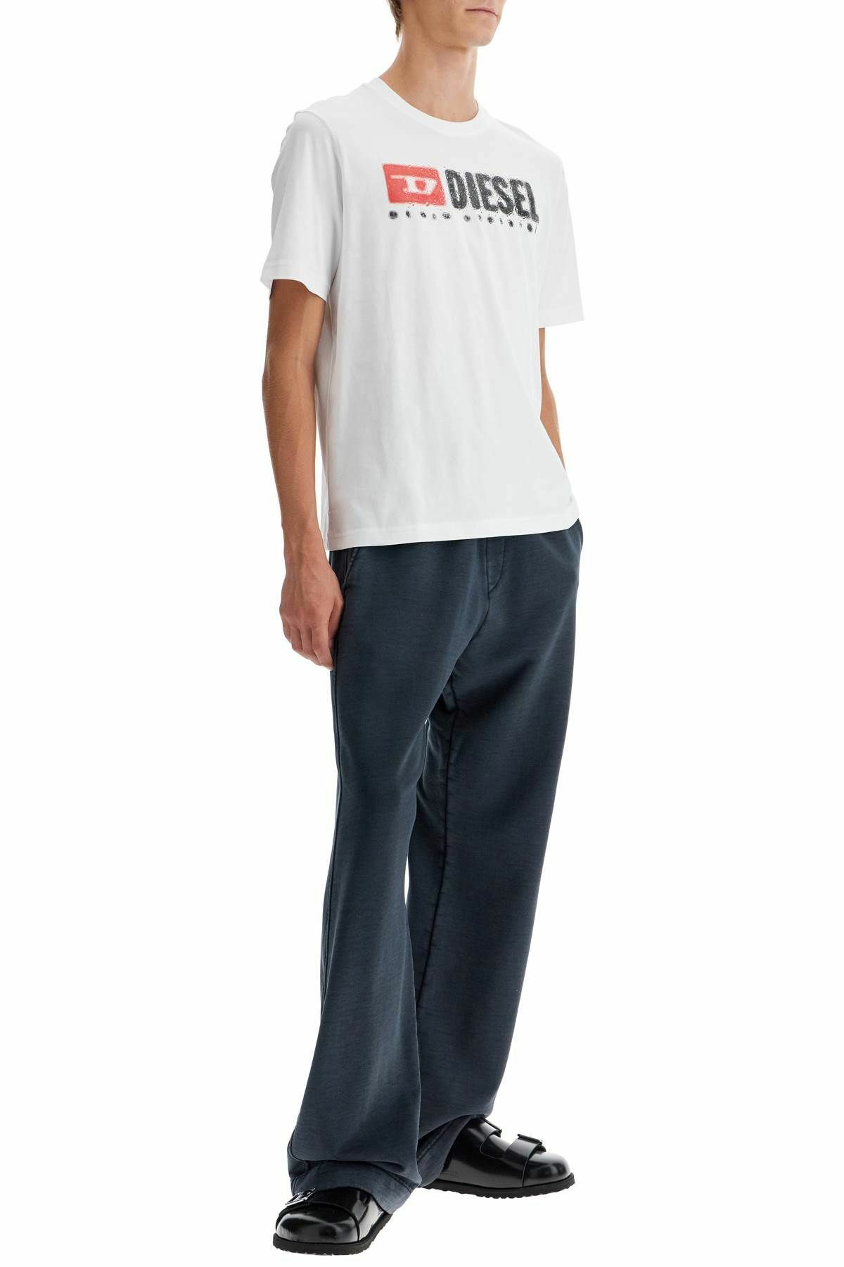 DIESEL t-shirt t-adjust-k14 with White Diesel