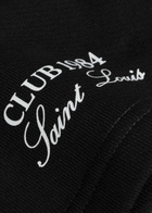 Club 1984 Melrose Printed Cotton Shorts Black