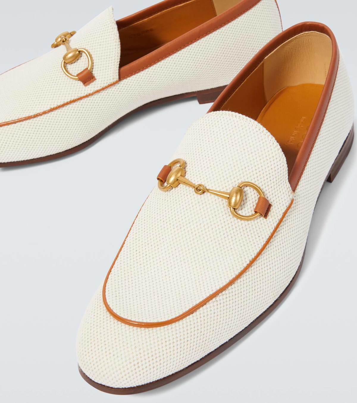 Gucci Canvas Horsebit Loafer Gucci Gucci Horsebit Loafers Monogram Logo Canvas 8.5 Buckle  main image 2