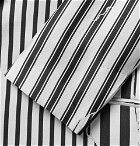 Haider Ackermann - Double-Breasted Striped Twill Blazer - Black
