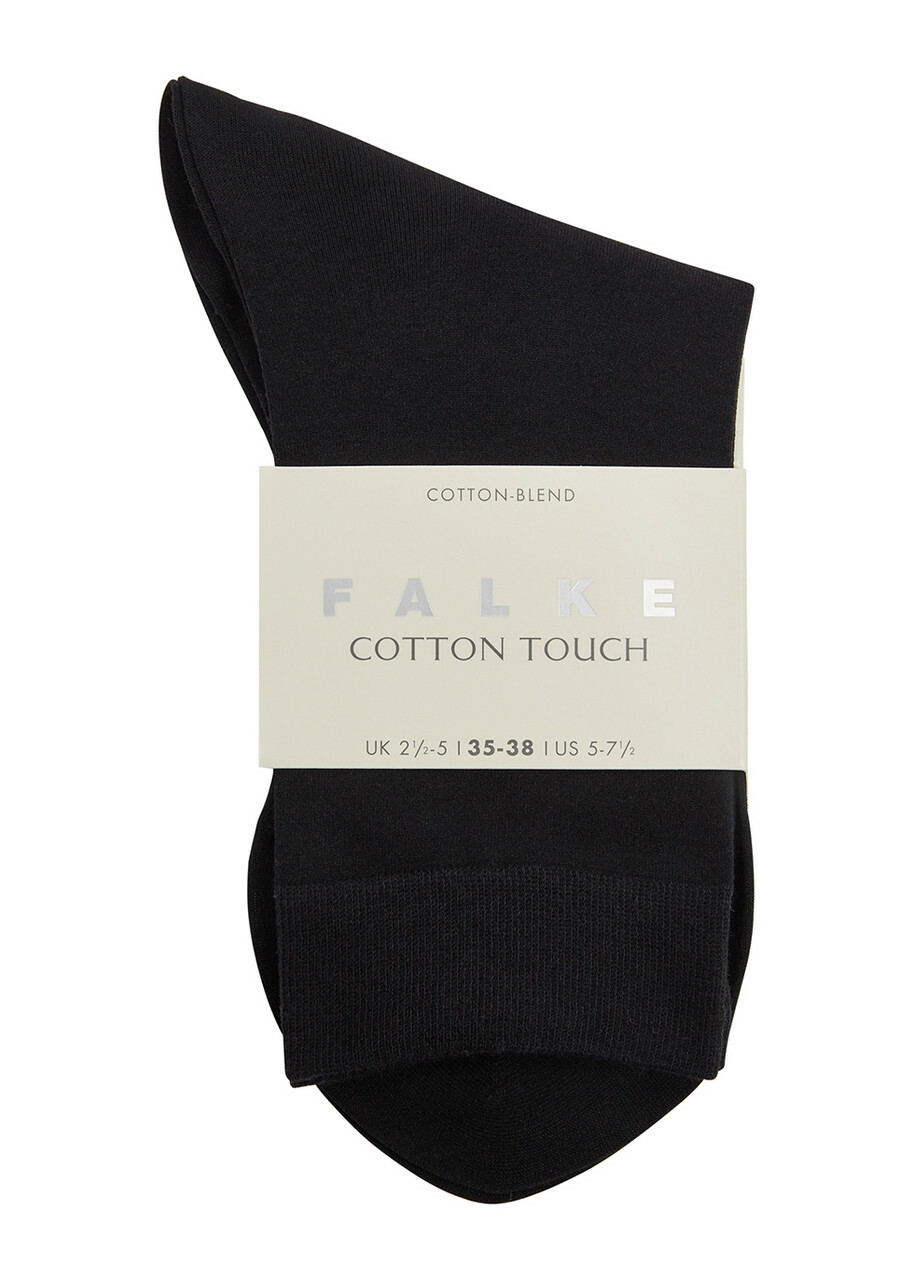 Falke Cotton Touch Cotton-blend Socks Black
