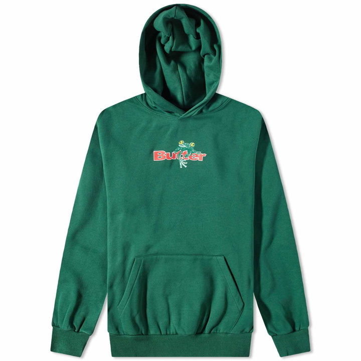 Photo: Butter Goods Men's Tree Frog Hoody in Forest Green