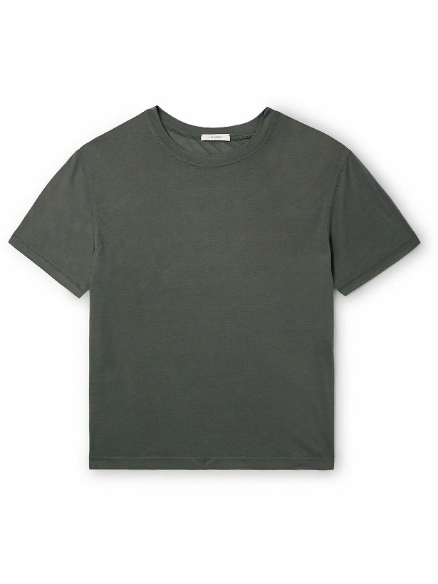 Photo: LEMAIRE - Silk-Jersey T-Shirt - Green