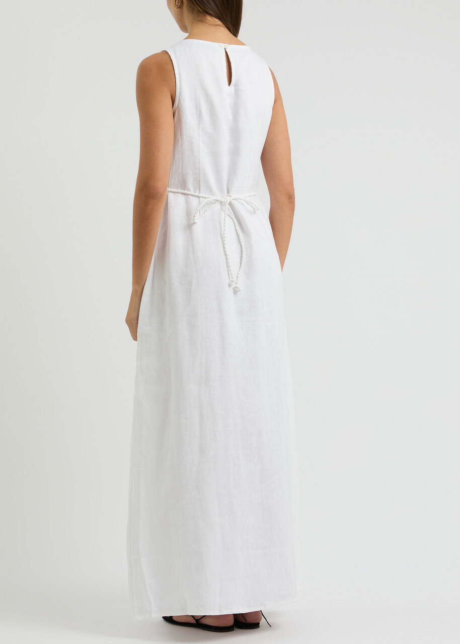 everlane linen bias cut dress The Linen Halter-Neck Dress main image 1