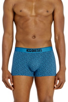 Diesel Three-pack of stretch cotton trunks with monogram - Trunks Mens in Blue