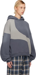 ERL Gray Wave Hoodie
