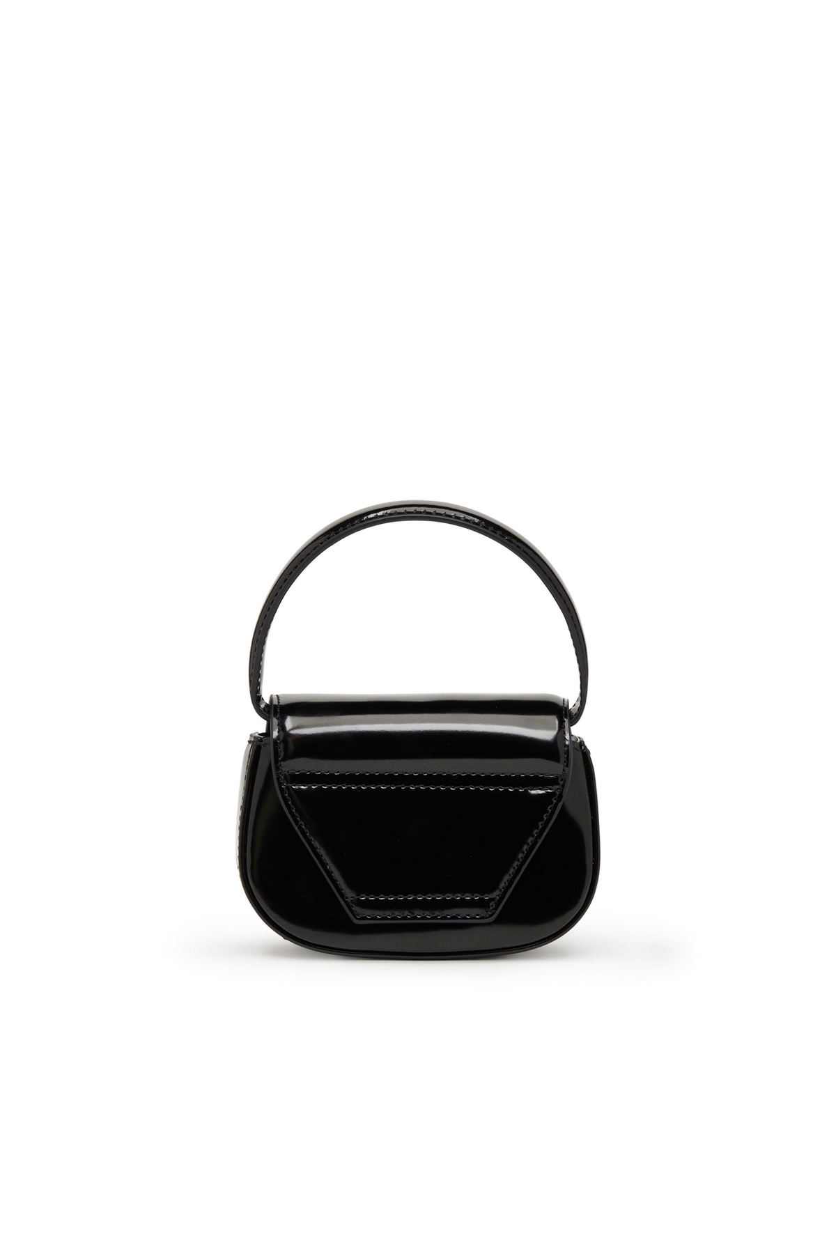 Diesel 1DR-XS-S-Iconic mini bag in mirrored leather - Handbags 