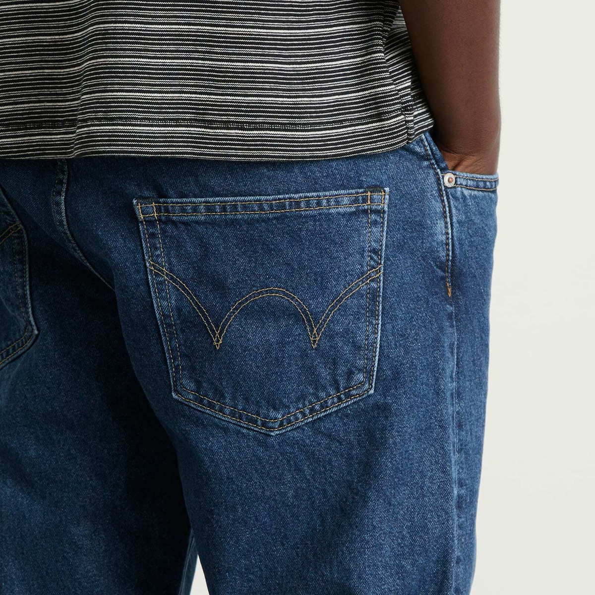 Edwin Men's Regular Tapered Denim Jeans in Blue