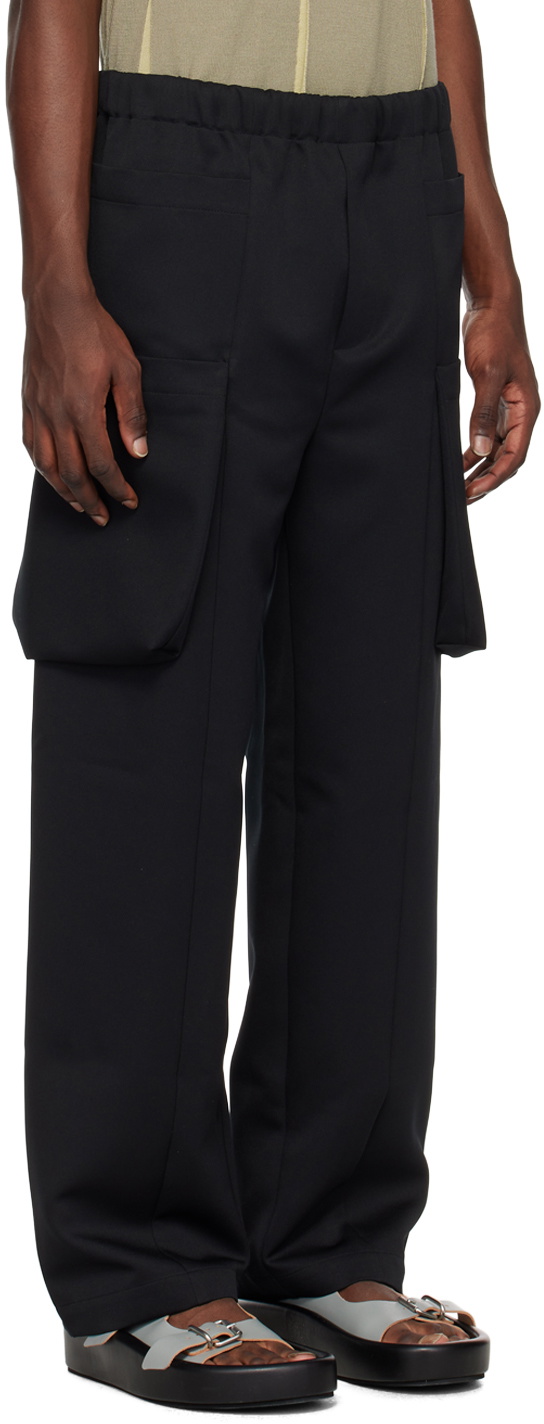 T/SEHNE SSENSE Exclusive Black Cargo Pants