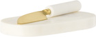Soho Home White Jermyn Chopping Board & Knife Set